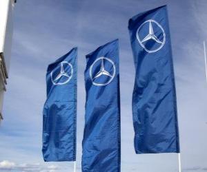 Puzzle Σημαία της Mercedes GP